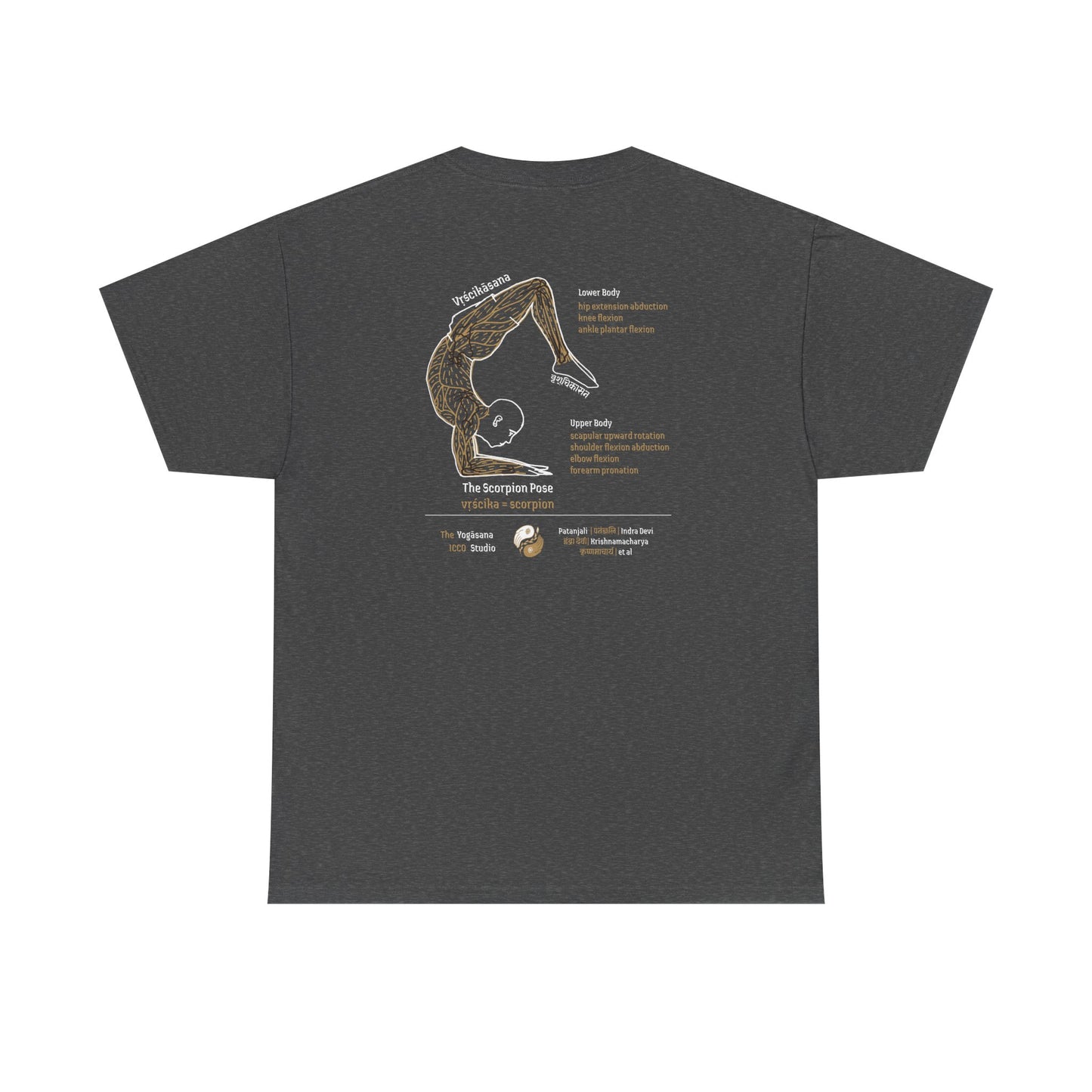 Scorpion Vr̥ścikāsana Yoga Tee