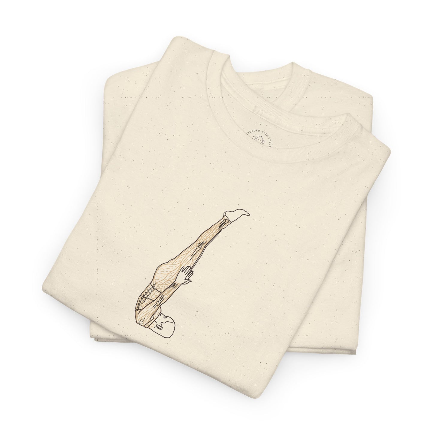 Unsupported Shoulder Stand Nirālamba Sarvāṅgāsana Yoga Tee