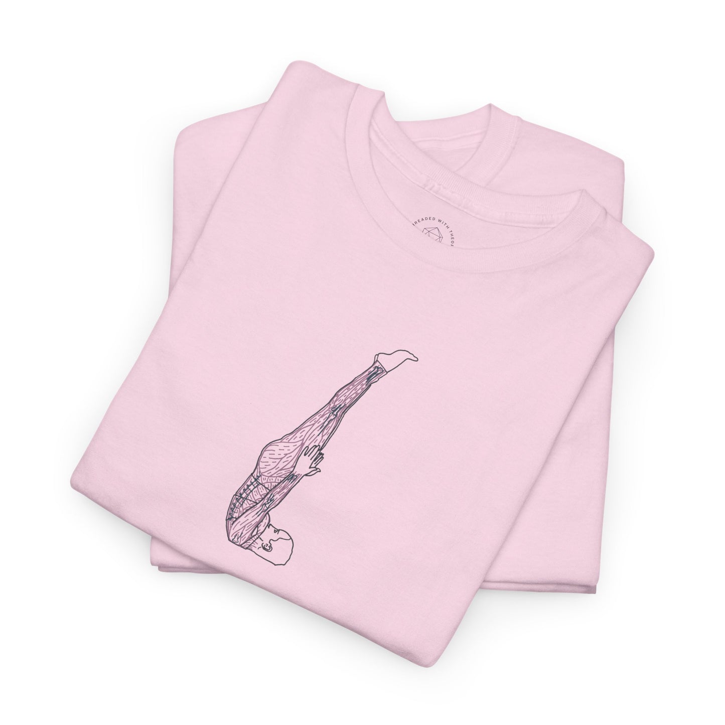 Unsupported Shoulder Stand Nirālamba Sarvāṅgāsana Yoga Tee