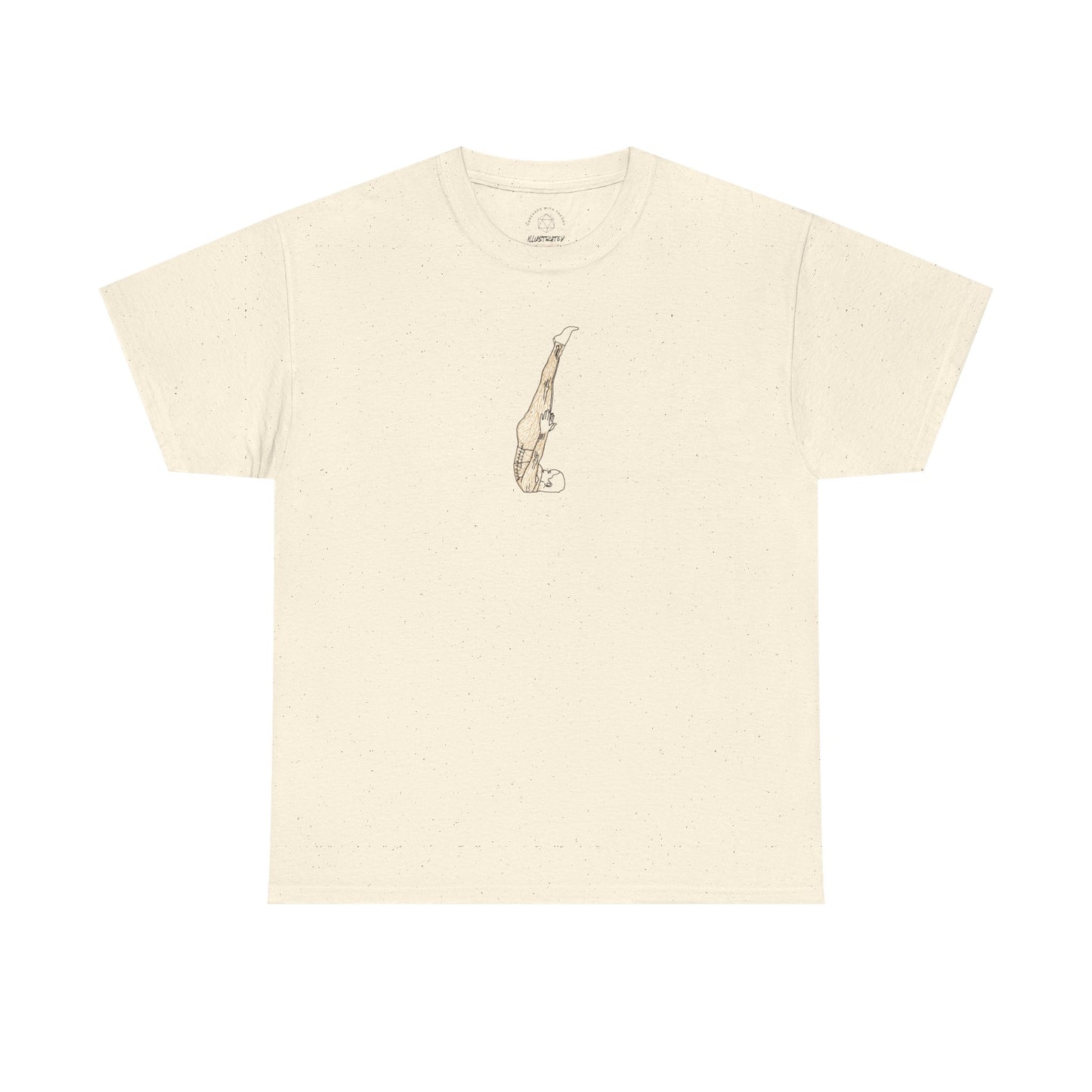 Unsupported Shoulder Stand Nirālamba Sarvāṅgāsana Yoga Tee