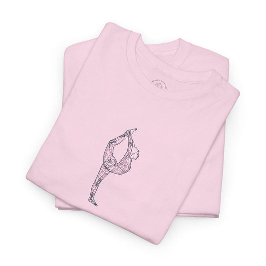King of the Dancer Pose Natarājāsana Yoga Tee
